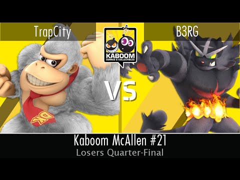 TrapCity (Donkey Kong) vs B3RG (Incineroar) - LQF - Kaboom McAllen #21