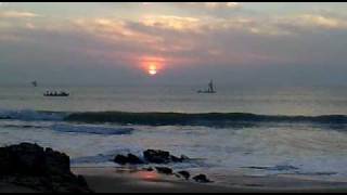 preview picture of video 'Sunrise at bheemunipatnam'
