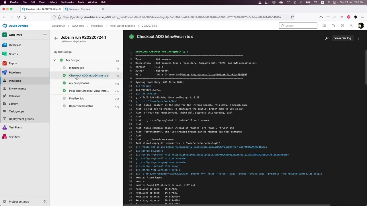 Pipeline basics - Create build pipelines