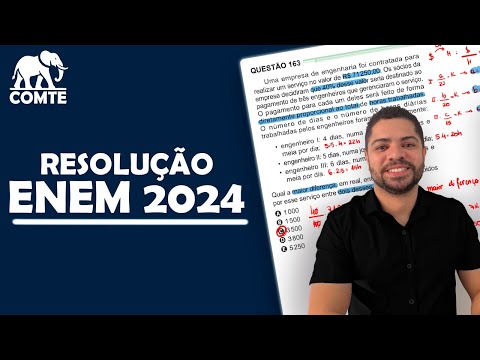 Questão 163 | Prova Verde ENEM 2024 | Uma empresa de engenharia foi contratada para realizar um