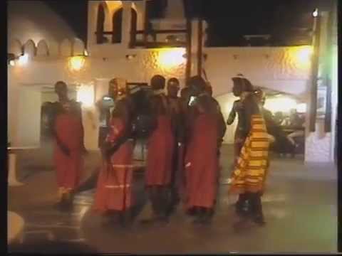 southern palms hotel diani beach kenya ,masai dancers .2003