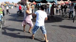 preview picture of video 'Video of Melissa Fernandez and Luis Vazquez dancing Salsa in MARRAKECH.MOV'