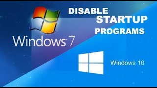 How to Disable Startup Programs in Windows 7/ Windows 8/ Windows 10