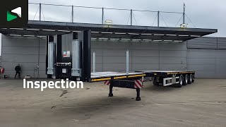 Semi-remorque plateforme Doll 3xSteering Axle Extendable 770cm | Image 4 - Autoline