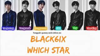 BLACK6IX - WHICH STAR (어느 별) Lyrics