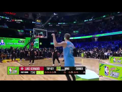 Luke Kennard 1st Round | 2022 NBA 3 Point Contest