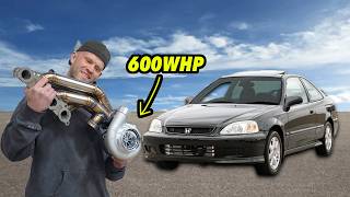 COSTRUZIONE DI UNA HONDA CIVIC SI CON MOTORE K-SWAP TURBO EM1