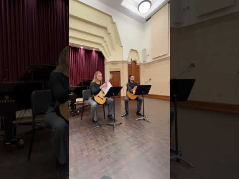 Ferdinando Carulli - Op 34 No 2, 6 Duos Petite - Performed by Ava Fischer-Ross and Christian Vasquez