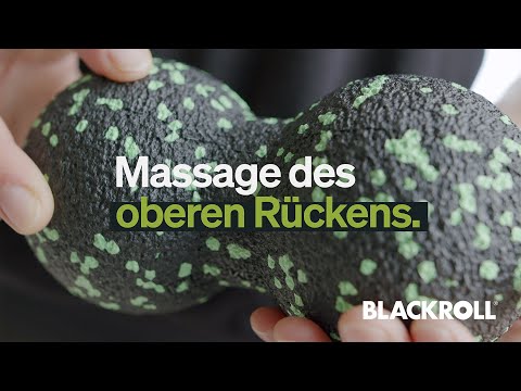 Upper back massage with Nina BLACKROLL® Master Trainer