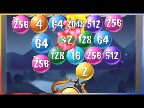 Shoot Number Bubble 2048 - Gameplay Walkthrough