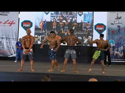 Categoría Muscular Men's Physique hasta 1.70 m.