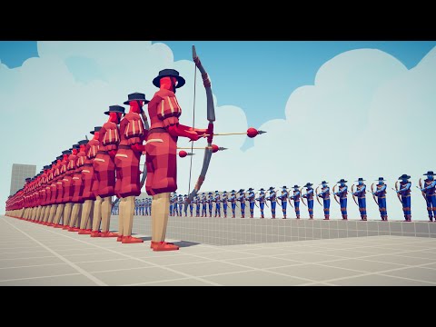 50x BALLOON ARCHER vs 50x EVERY RANGED UNITS - Totally Accurate Battle Simulator TABS