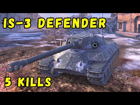 IS-3 Defender | 4,9 K DAMAGE | 5 KILLS | Blindshot WOT Blitz Replays
