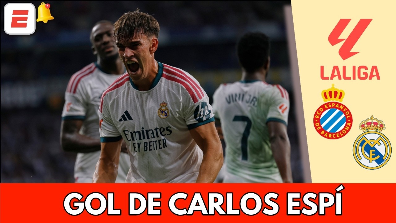 ¡DEBUT, GOL Y VICTORIA! Carlos Espí le da los 3 puntos al Real Madrid ante Espanyol | La Liga