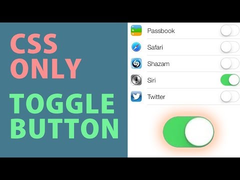 Build A Toggle Button With Just Htmlcss Tutorial