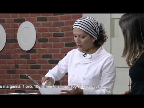 Receitas Bom Sabor 28/05/2014 - Paçoquinha de chocolate e broinha caxambu