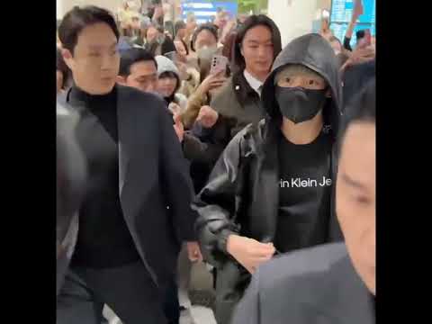 JOSTLED caused Jungkook to FALL  | 2023.12.02