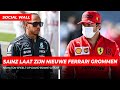 Sainz laat zijn nieuwe Ferrari grommen, Hamilton speelt op Bowie-gitaar | Social Wall