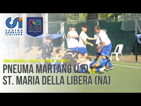 Pneuma Martano (Lecce) - St. Maria della Libera (Napoli) | Finali Nazionali CSI 2022 - Cat. Ragazzi