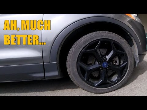 Putting Focus ST Wheels on Ford Escape