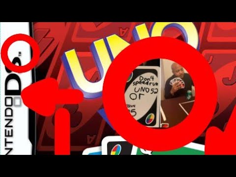 first ever speedrun of the best game ever| uno 52 1v1 40s 990s