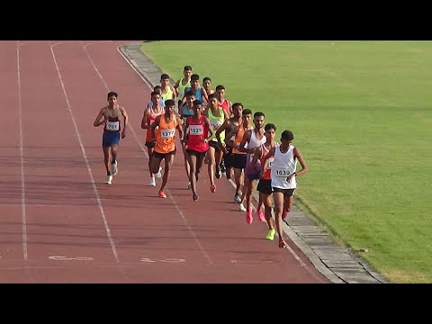 5000M Run Boys U20 TT Heat 1|38th Maharashtra State Junior Athletics Championship 2024,Balewadi,Pune