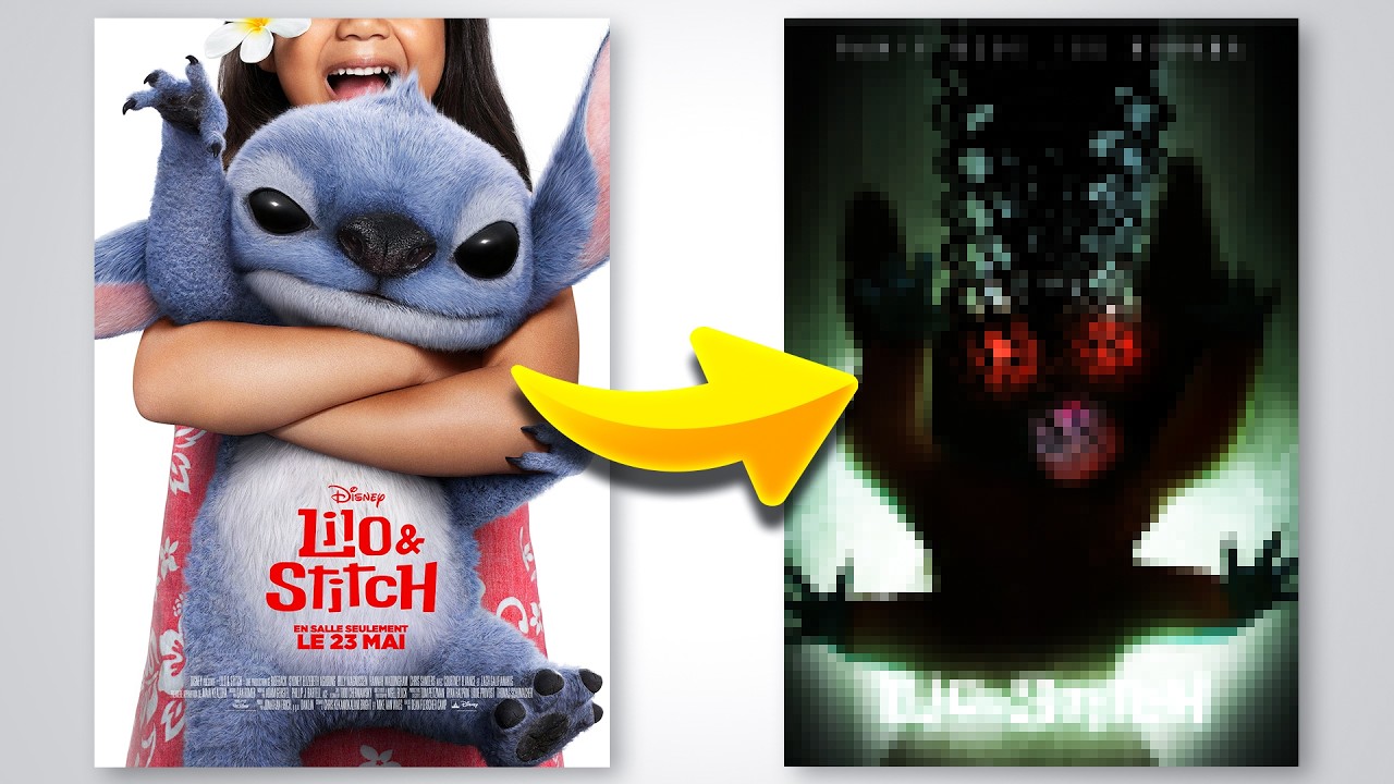 Turning Disney Movie Posters Into Horror