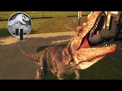 Jurassic World Evolution - Part 4 - DINO BREAKOUT! (ATE A GUEST)