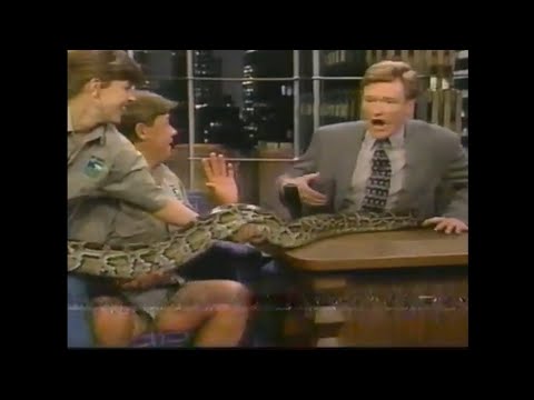 Steve Irwin on "Late Night with Conan O'Brien" - 5/22/97