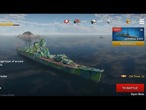 IJN Tone Ship (Premium Edition) Gameplay | War Thunder Mobile