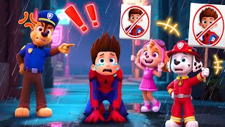 Download lagu SPIDERMAN RYDER Abandoned?! CHASE Is So Angry?! Sad Story - Paw Patrol 3D Animation | Rainbow 3 mp3