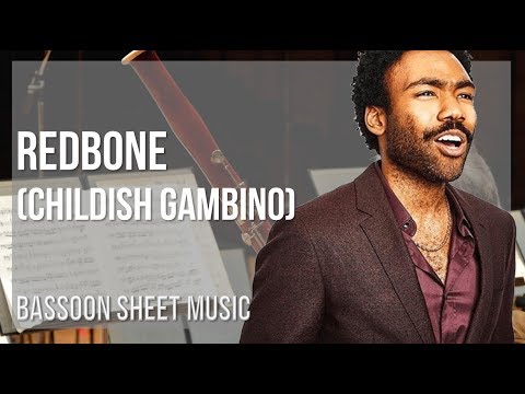 Bassoon Sheet Music: How to play Redbone by Childish Gambino