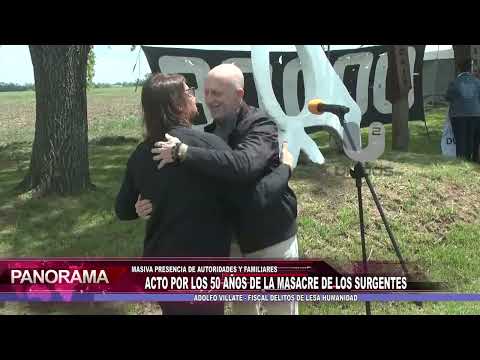 Acto por los 50 años de la masacre de Los Surgentes