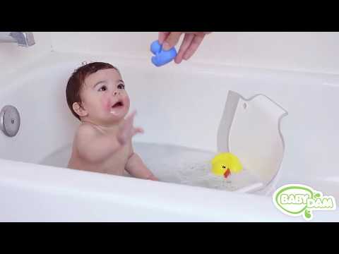 Réducteur de baignoire Babydam blanc - Mon Bébé Calin