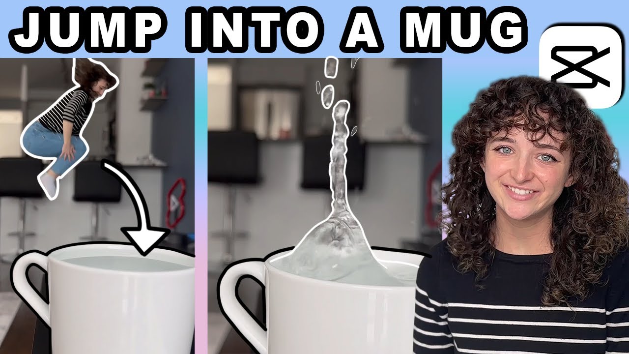 How to Jump Into a Mug | CapCut Tutorial