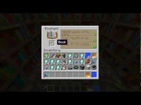 Insane Minecraft Enchanted Books - OP Weapons!