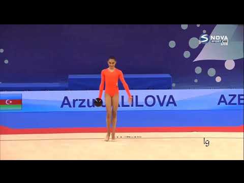Arzu Jalilova Ball All-around European Championships Varna 2021