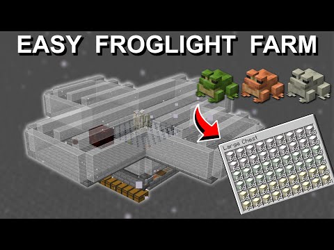 Minecraft All Colors Froglight Farm - 4500+ Per Hour | Gausuch Gamer