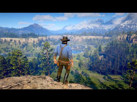 Red Dead Redemption 2 PC - Combat & Free Roam Gameplay - RTX 2080 Ti