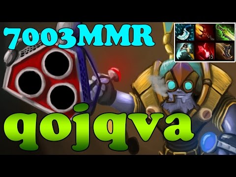 Dota 2 - qojqva 7003 MMR Plays Tinker vol 3 - Ranked Match Gameplay