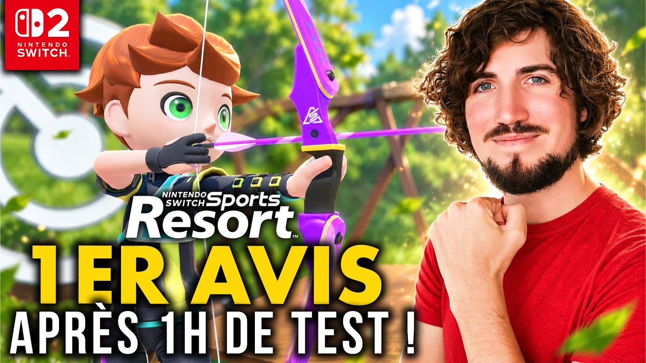 Nintendo Switch Sports Resort : J'y ai JOUÉ pendant 1H et j'ai passé un BON moment ! 🔥