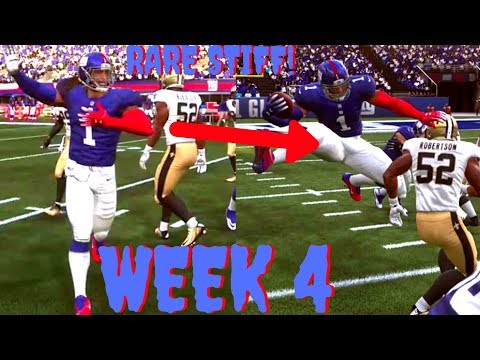 Madden 18 Career Mode RB Ep 4 - RARE HURDLE STIFF ARM LEADS TO TOUCHDOWN IN OVERTIME ! *VERY CLOSE*