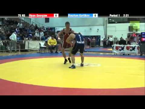 Досжан Картиков - Илиян Георгиев 75 KG SF 30.012015