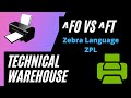 ZPL | Zebra Programming Language | ^FO vs ^FT command