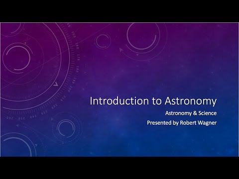 Lesson 1 - Lecture 1 - Astronomy and Science - OpenStax