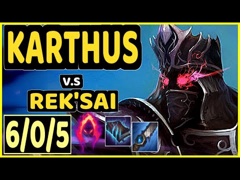 BLABER (KARTHUS) vs REK'SAI - 6/0/5 KDA JUNGLE CHALLENGER GAMEPLAY - NA