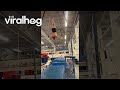 Gymnastics Routine Interrupted By Broken Ring || ViralHog