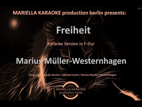 Marius Müller Westernhagen - Freiheit (Karaoke Version)