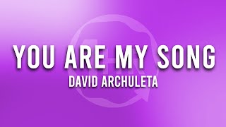 David Archuleta - You Are My Song (1 Hour Loop Music)