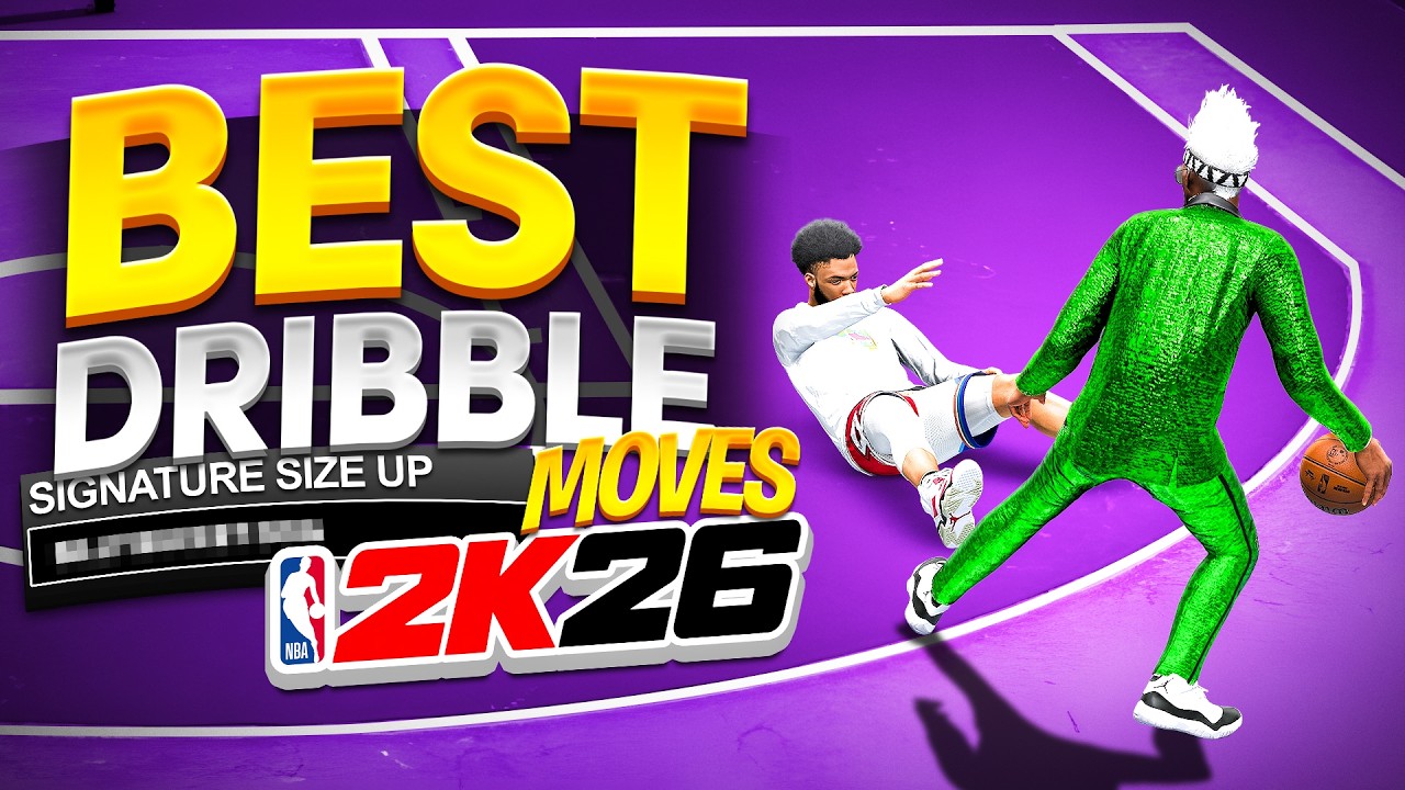 BEST DRIBBLE MOVES & COMBOS IN NBA 2K26! *FASTEST* SIGS w/ GLITCHY COMBOS DRIBBLE TUTORIAL NBA2K26!